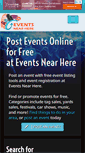 Mobile Screenshot of eventsnearhere.com